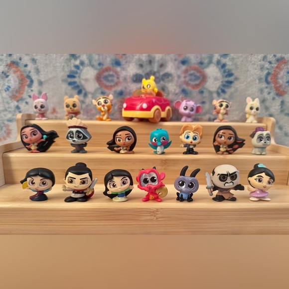 Disney Doorables Mixed Series Lot of 21 Mulan Let’s Go Vehicle Winnie The Pooh - Picture 6 of 10